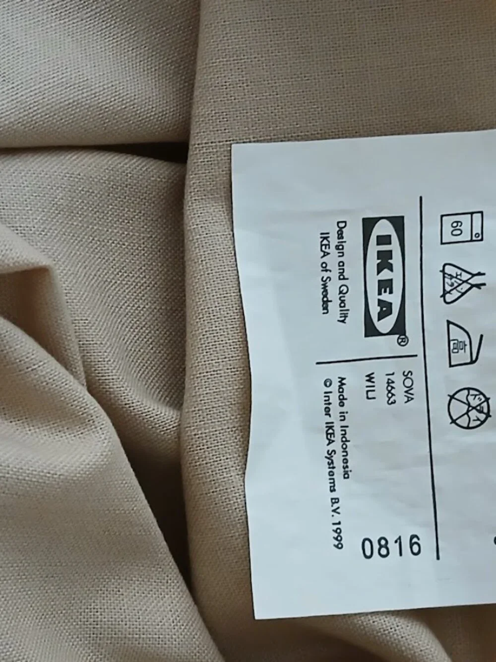IKEA King 100% Cotton Pillowcases (2) NWOT